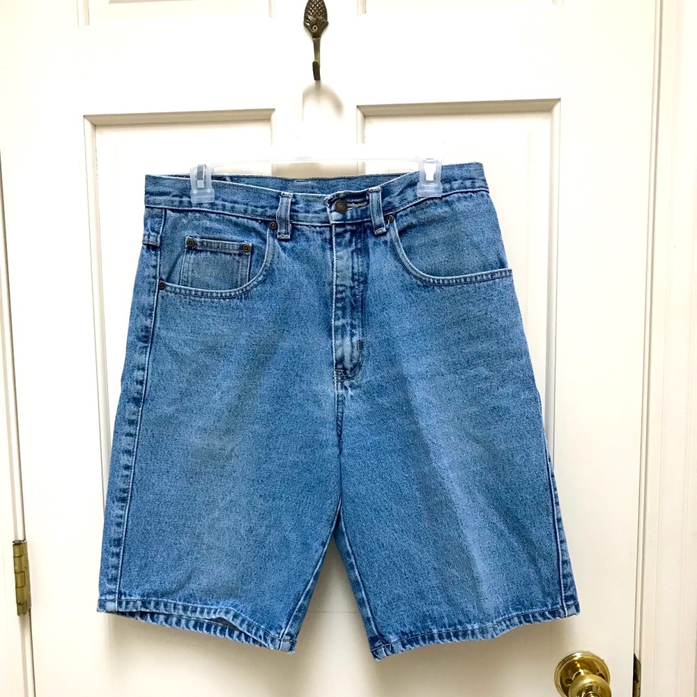 Men's Blue Denim shorts Size: 32
